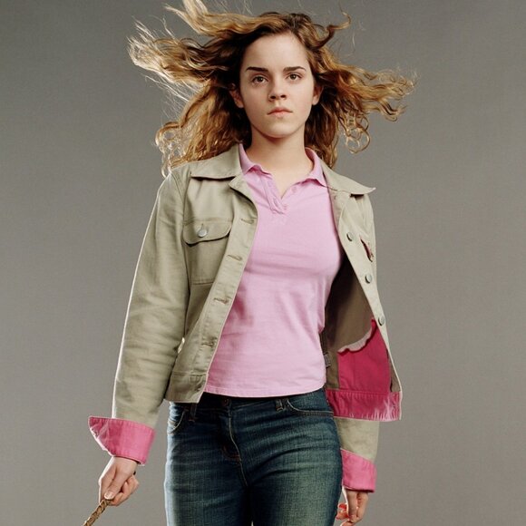 Vintage Y2K Beige Jacket With Pink Trim ALT ASO Hermione Granger - Picture 2 of 8